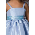 A-line Spaghetti Taffeta Flower Girl Dress